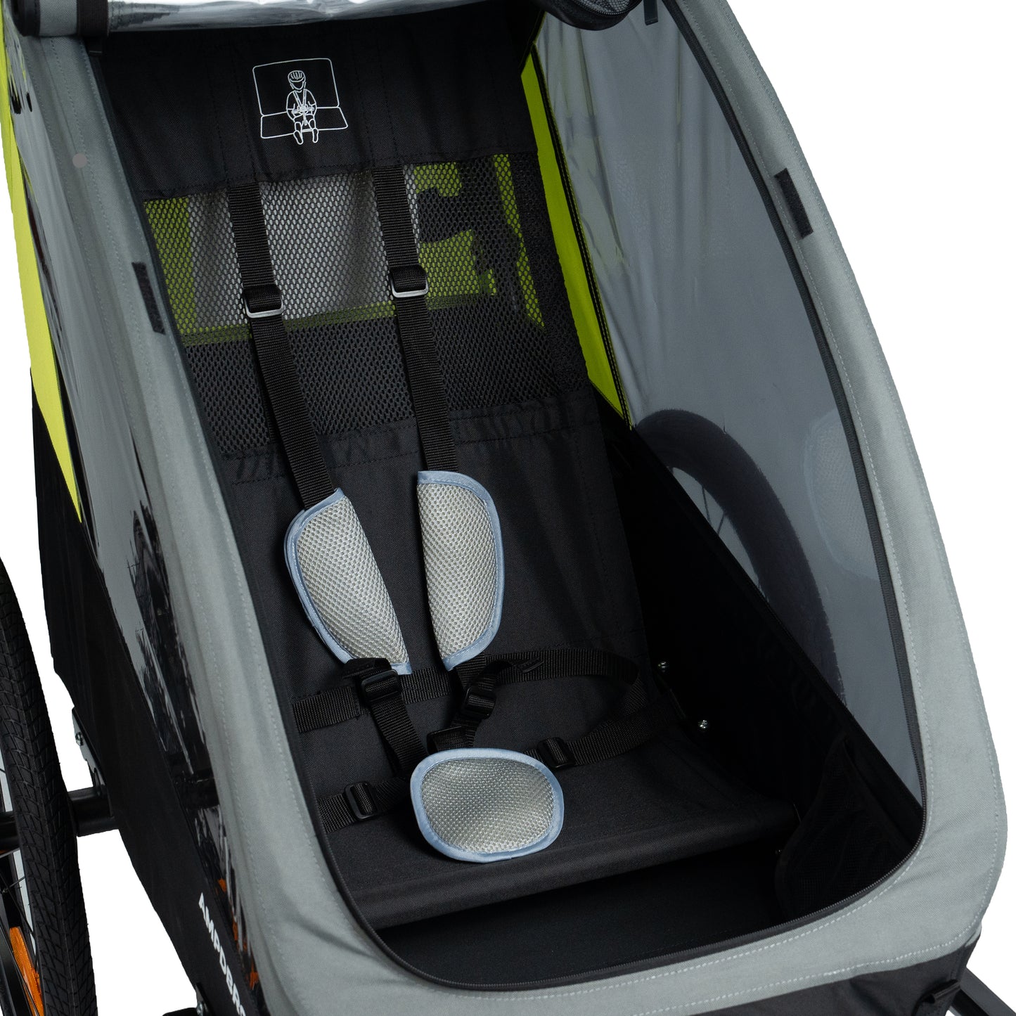 AMPD BROS DELUXE KIDS BIKE TRAILER