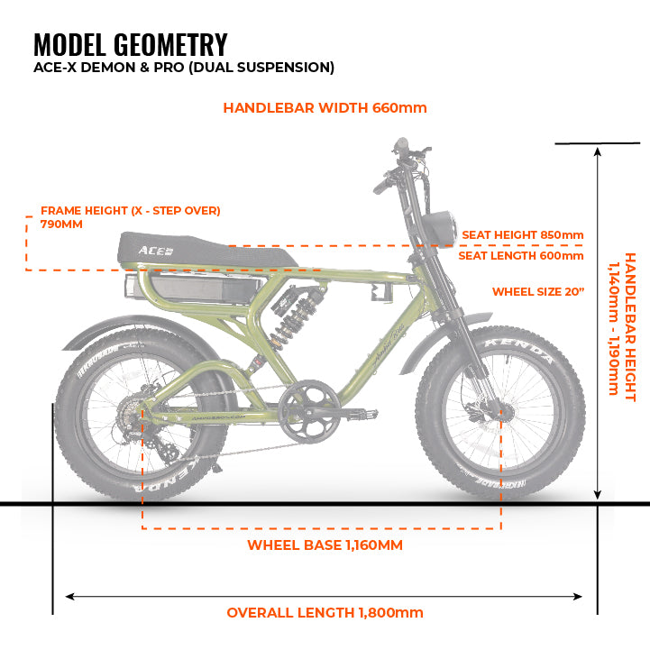 AMPD BROS ACE-X DEMON DUAL MOTOR ELECTRIC BIKE
