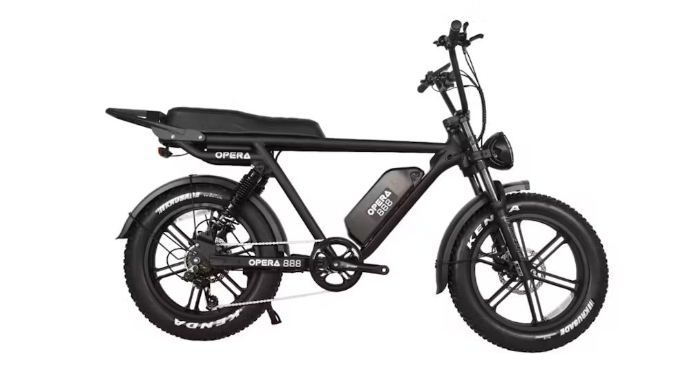 REVER OPERA 888 Matte Black Ebike 750watt